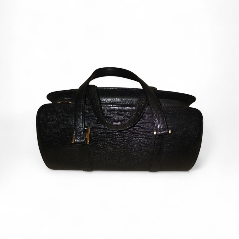 MCM Black Leather Shoulder Bag - Picture 9 of 10